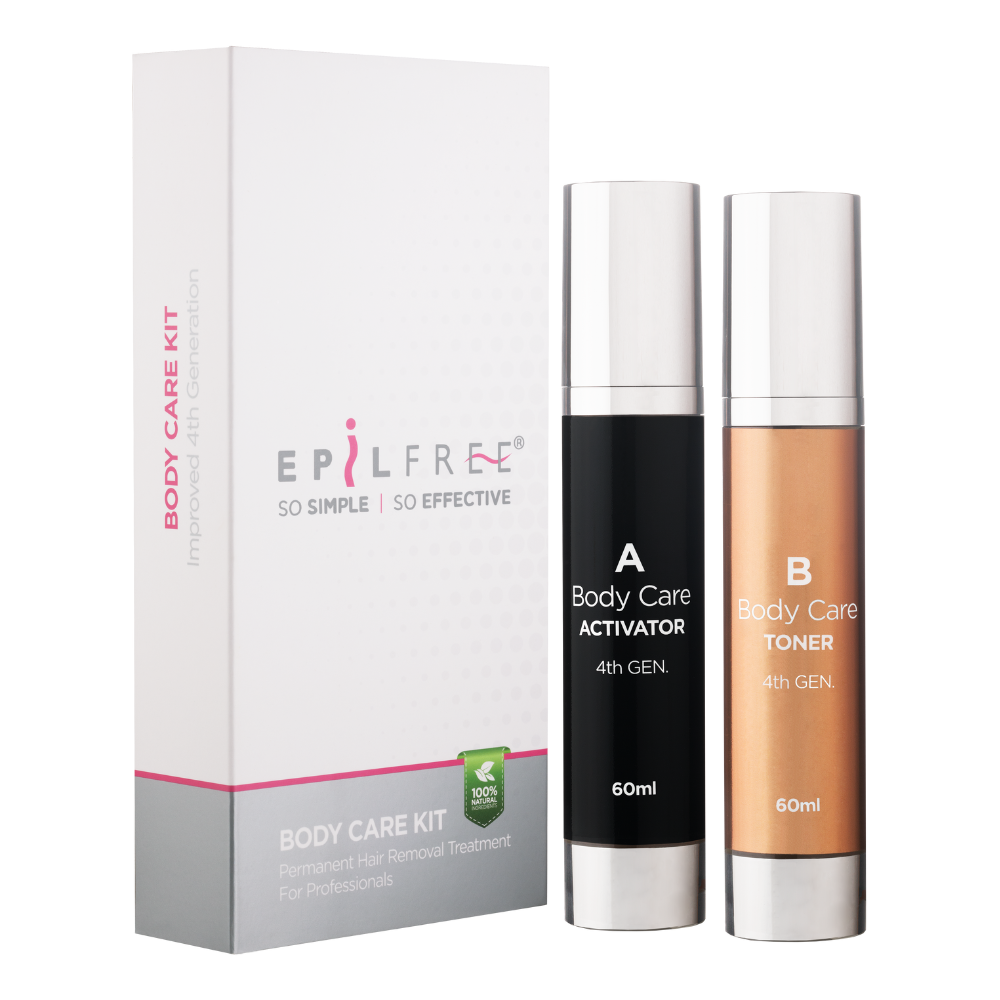 001 epilfree non laser hair remover Body Care Kit Box & Product 240807
